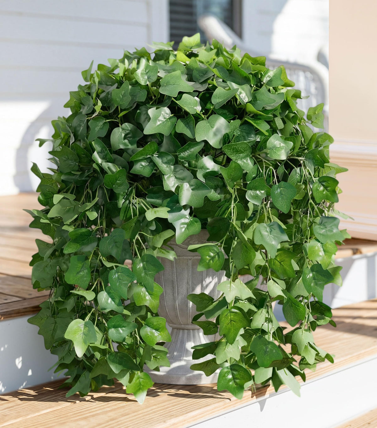 Ivydale faux outdoor ivy hanging branches for year-round porch greenery.