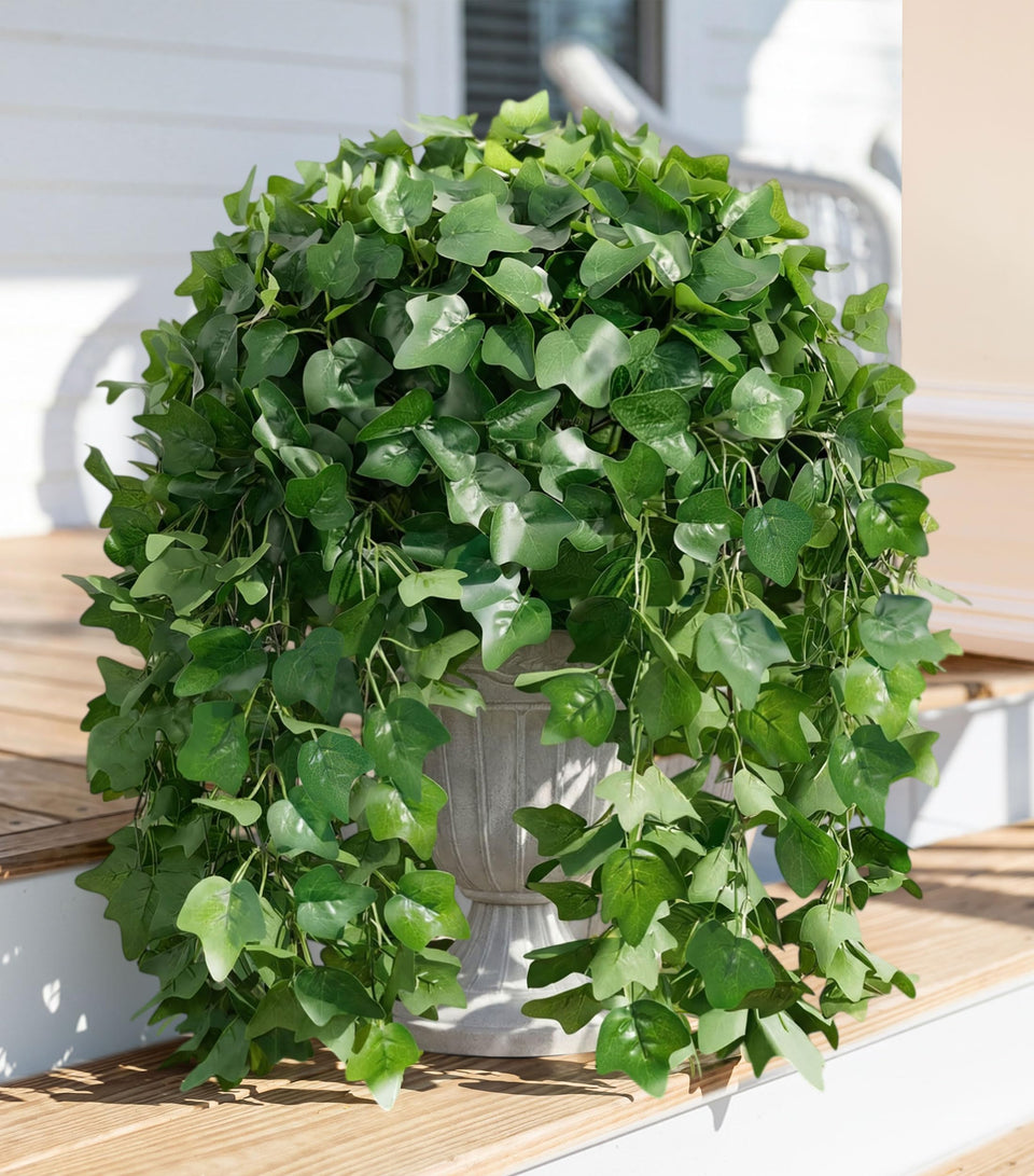 Ivydale faux outdoor ivy hanging branches for year-round porch greenery.