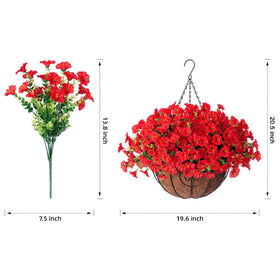 Ivydale front-door decor hanging basket to boost curb appeal.