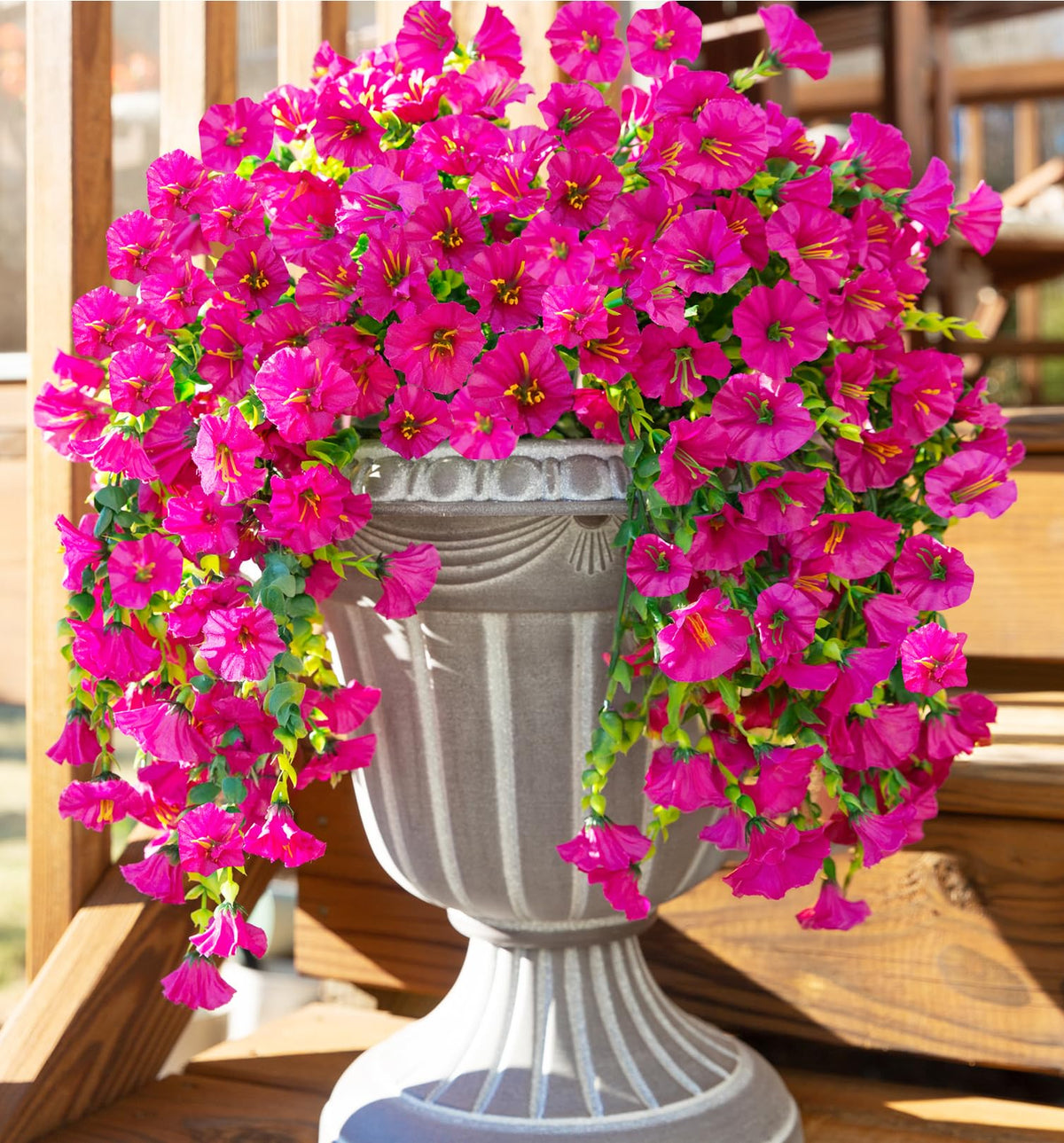 Ivydale hanging flowers packaging and setup ready