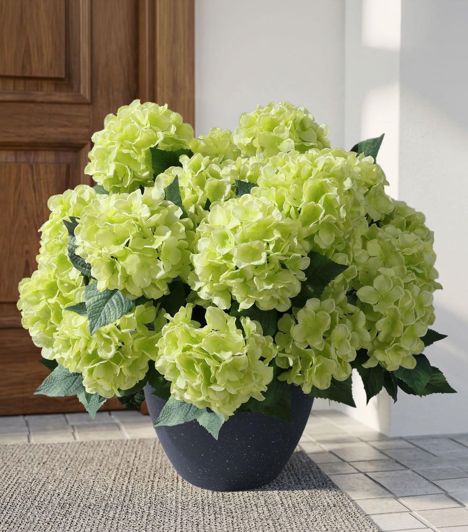 Ivydale outdoor hydrangea 4-pack stems for durable garden decor, UV resistant.