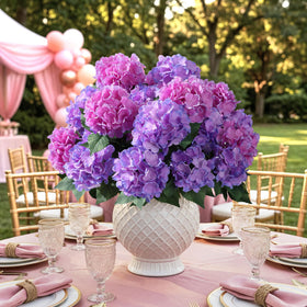 Ivydale hydrangea UV-resistant stems suit weather-ready displays.
