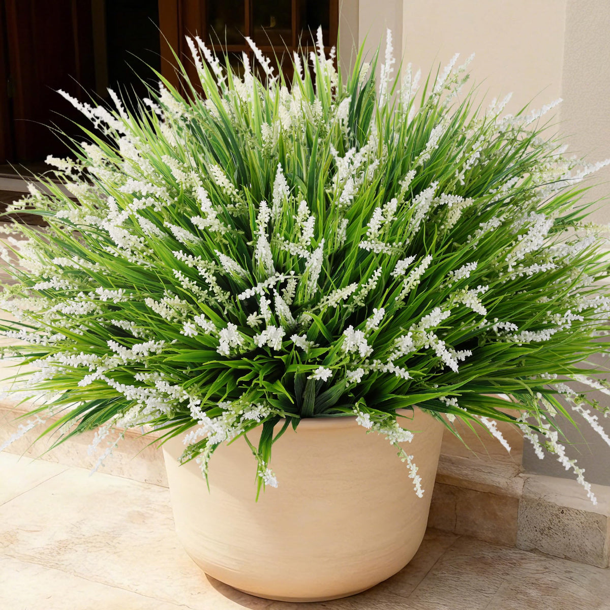 Ivydale monkey grass 16.5-inch stems for year-round porch greenery.