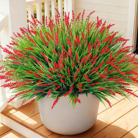 Ivydale monkey grass 20pcs for outdoor displays, durable and UV-safe.