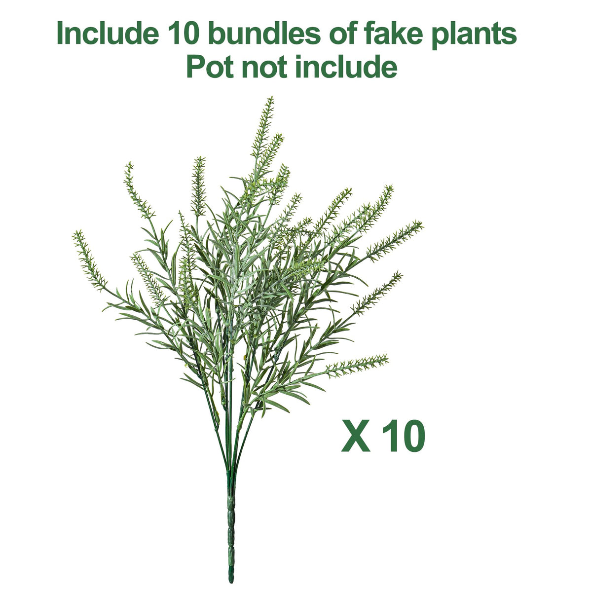 Ivydale outdoor artificial plants placed in a planter for yard decor
