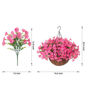 Ivydale outdoor faux flowers decor suitable for porch and balcony