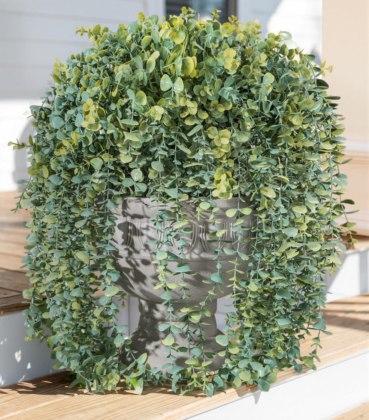 Ivydale outdoor hanging eucalyptus branches 2-pack for year-round greenery.