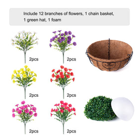 Ivydale outdoor hanging flowers in a basket ready for patio or balcony
