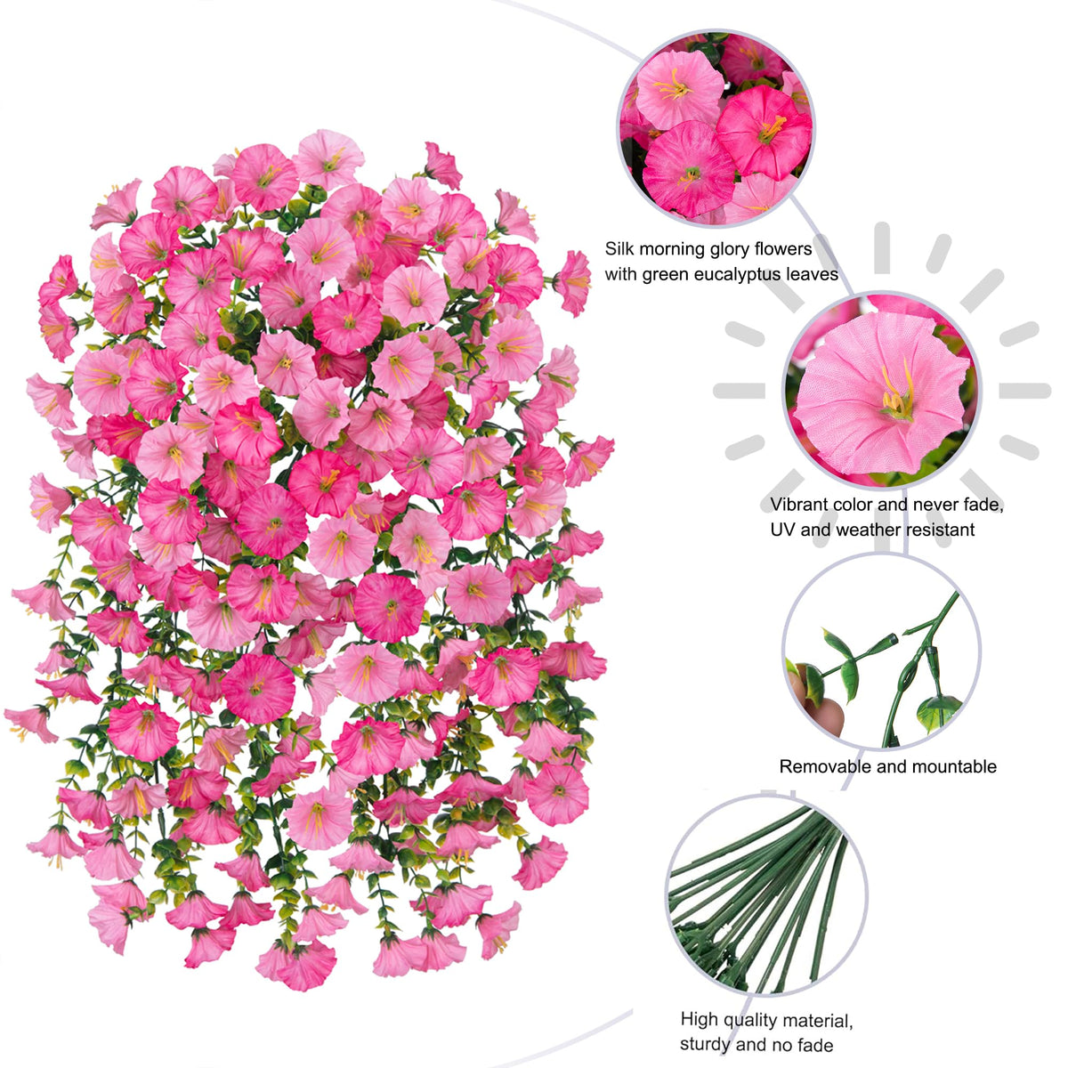 Ivydale outdoor hanging plants sun-ready and waterproof for year-round decor.