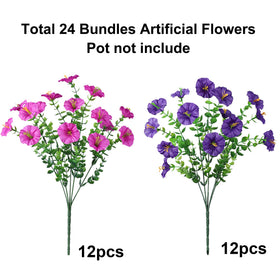 Ivydale outdoor planters and patio decor petunias for easy styling.