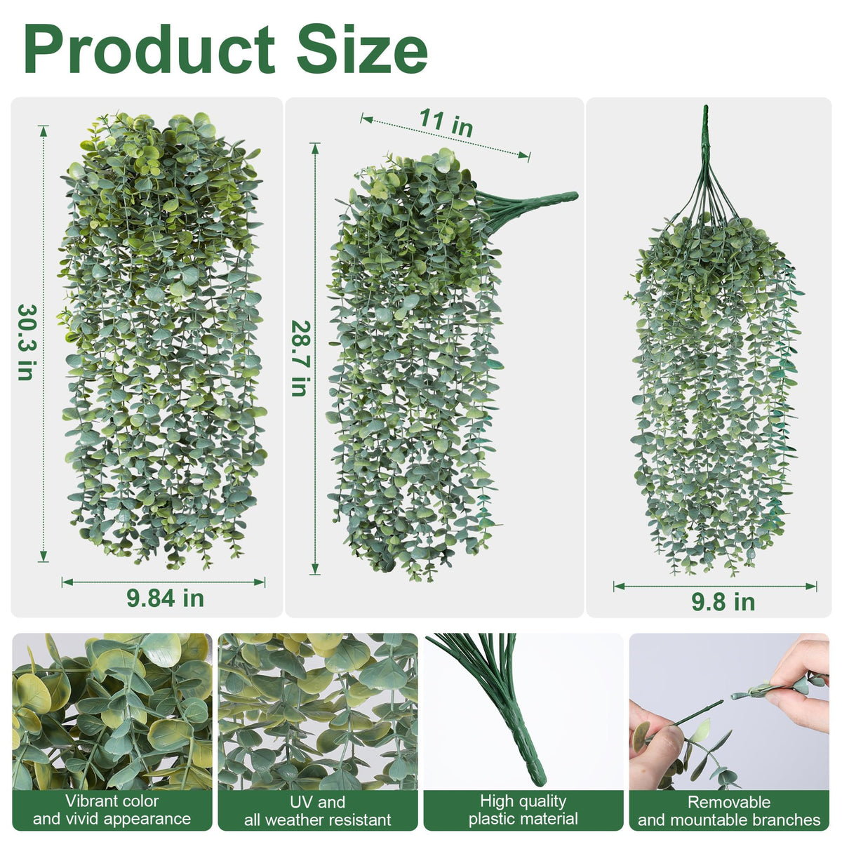 Ivydale eucalyptus vines ideal for fences and pergolas with realistic drape.