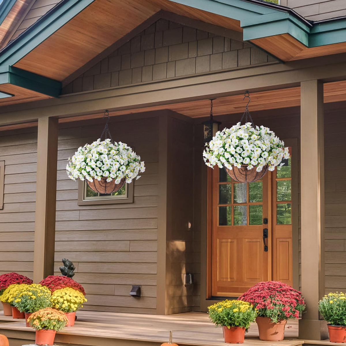 Ivydale patio decor ideas turn porches into welcoming blooming spaces.