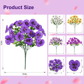 Ivydale pansy patio planters offer low-maintenance beauty.