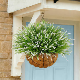 Ivydale planter and balcony decor with versatile greenery accents.