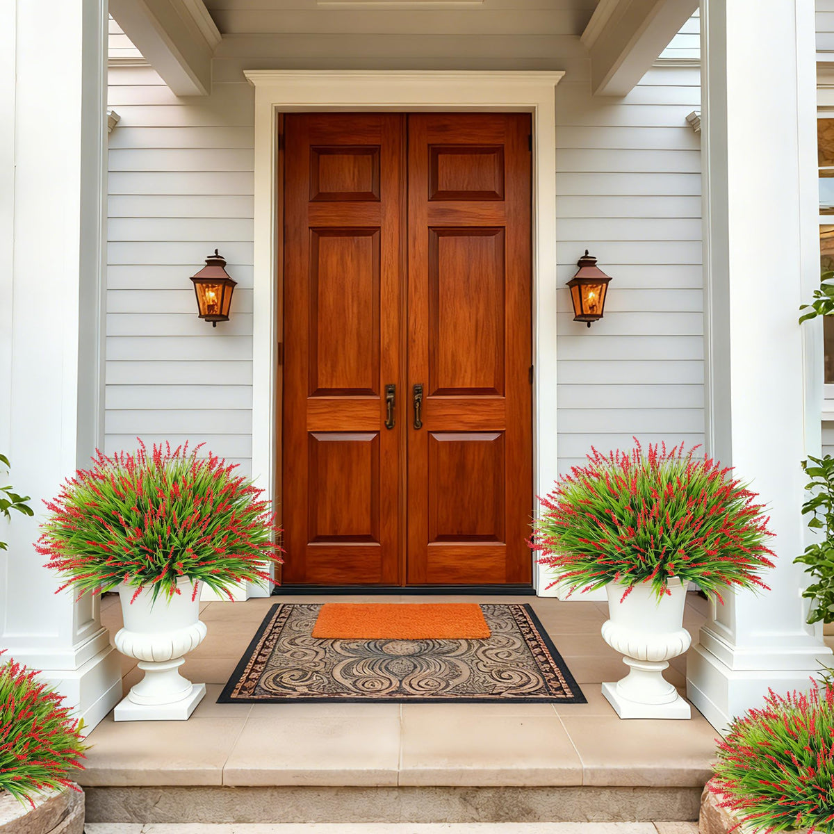 Ivydale porch walkway garden decor for curb appeal.