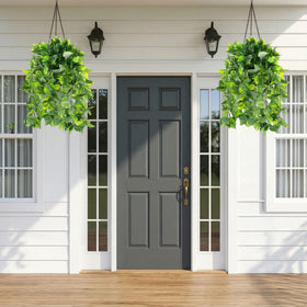 Ivydale outdoor pothos draping over pergola for year-round charm.
