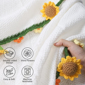 Ivydale rose crochet close-up shows delicate stitchwork
