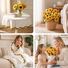 Ivydale throw on a sofa elevates living room ambiance