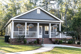 Ivydale twelve-inch basket size offers versatile arrangement for windows and doors.