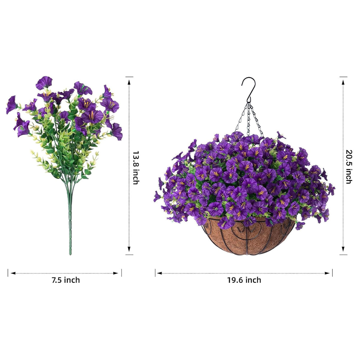 Ivydale UV-resistant faux flowers displayed in sunny outdoor setting