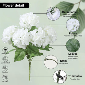 Ivydale UV-resistant hydrangea flowers resist sun and rain without fading