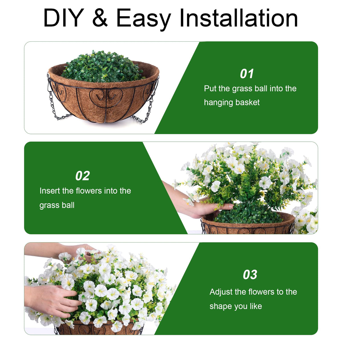 Ivydale UV-resistant material withstands sun and weather outdoors.