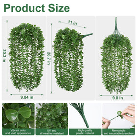Ivydale UV-resistant artificial plants on outdoor display for durability