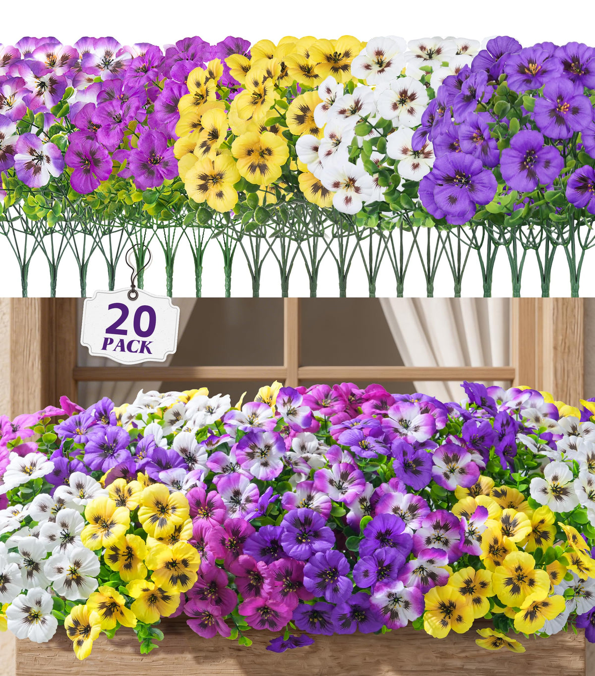 Ivydale UV-resistant pansies keep colors vibrant in sunlit areas.