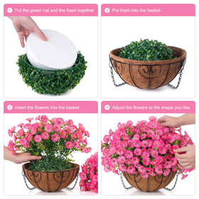 Ivydale UV-resistant faux blooms maintaining color in sun