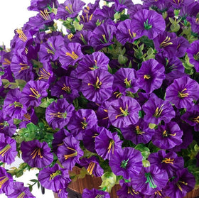 Ivydale vibrant faux blooms brighten any exterior porch or balcony
