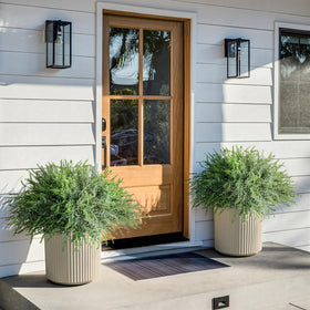 Ivydale weather-resistant artificial plants enduring sun and rain outdoors