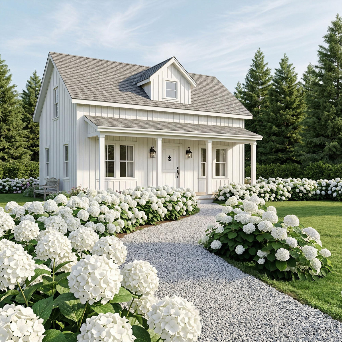 Ivydale wind and sun ready hydrangea stems maintain shape outdoors