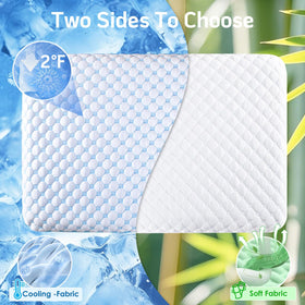 Removable machine-washable cover keeps Iwacool pillow clean
