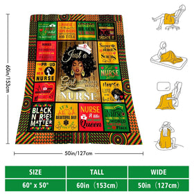 IWADNYI Blanket on a couch acts as a versatile warm companion.