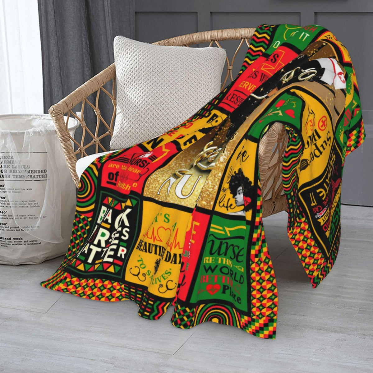 IWADNYI Nurse dorm wall tapestry concept adds cozy decor and inspiration.