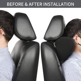 iwantit car neck pillow easy wash zipper close-up