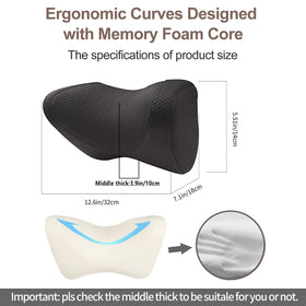 iwantit car neck pillow removable cover close-up easy to wash
