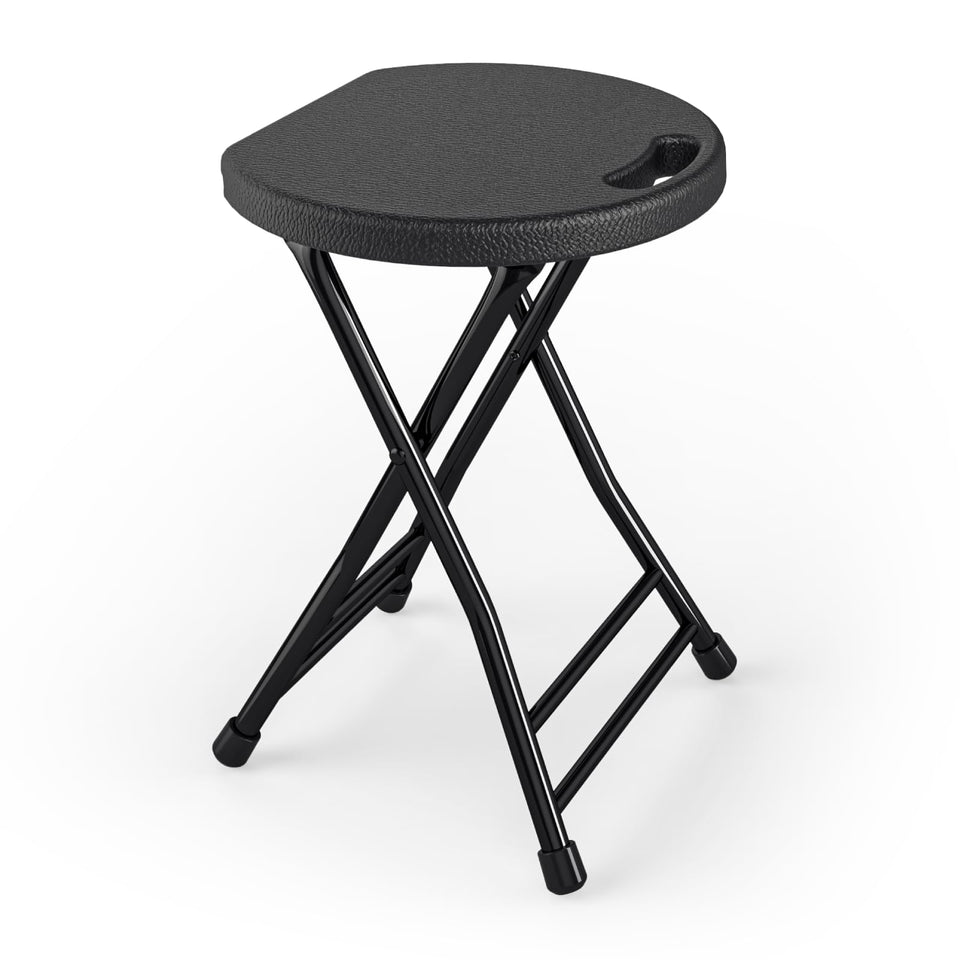 IWDOO folding stool with handle for easy transport during camping and travel