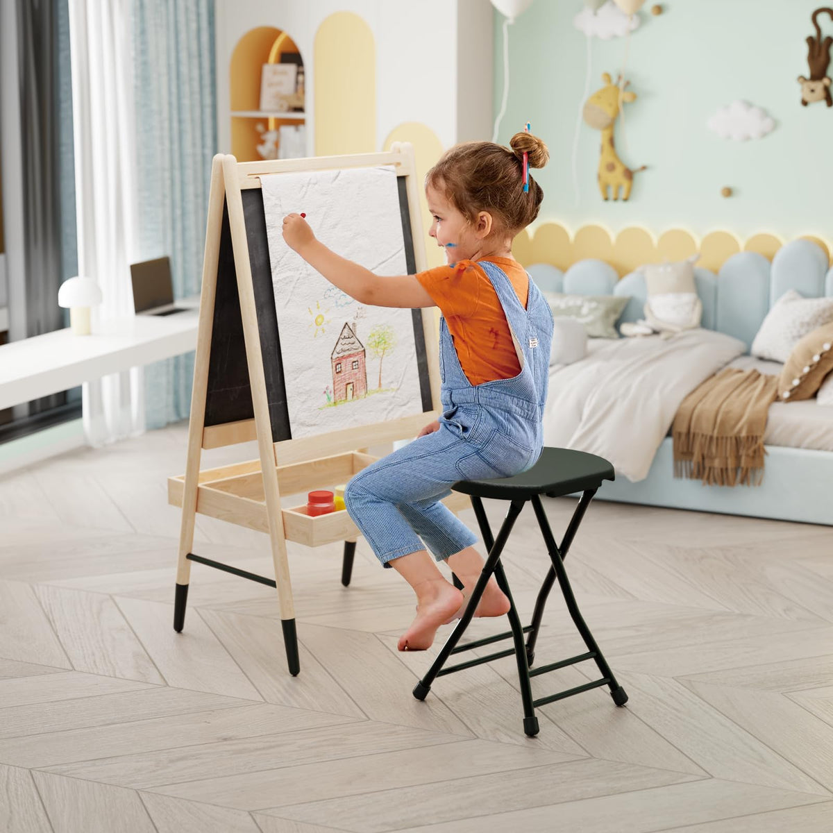 IWDOO indoor dining stool for kitchen counters and vanities
