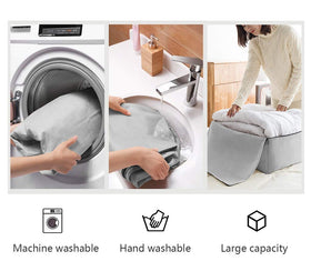 iwill CREATE PRO canvas storage bag with duvet inside, breathable bedding protection.