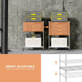 IZEUK 3-tier shelf rust-resistant finish ensures long-lasting performance