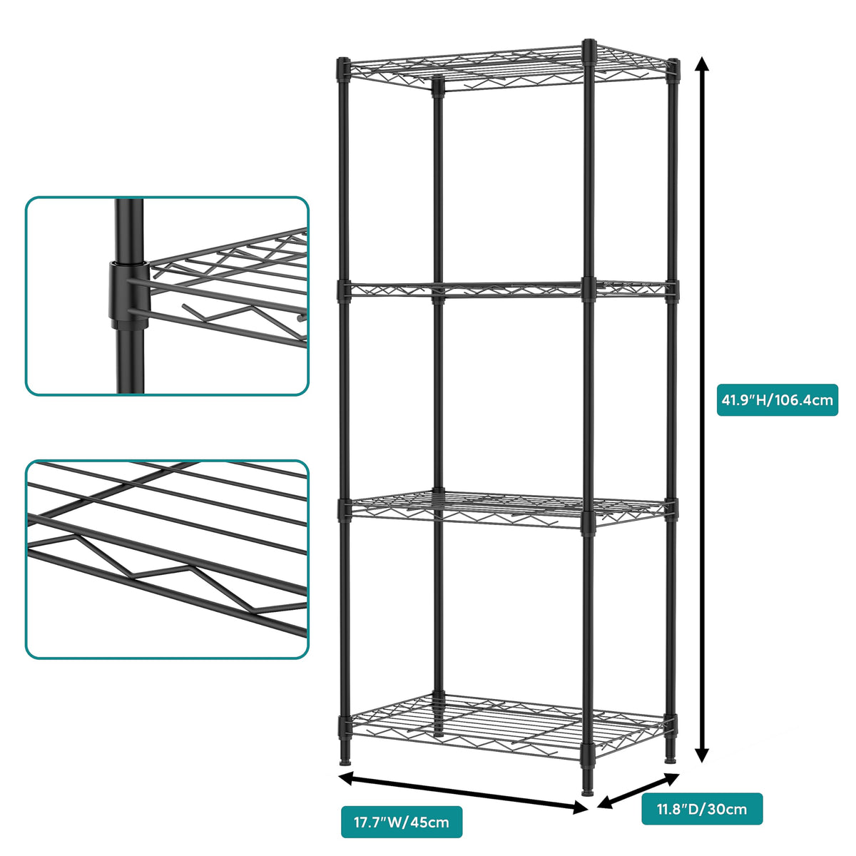 IZEUK wave guard close-up shows secure edge to prevent items slipping.
