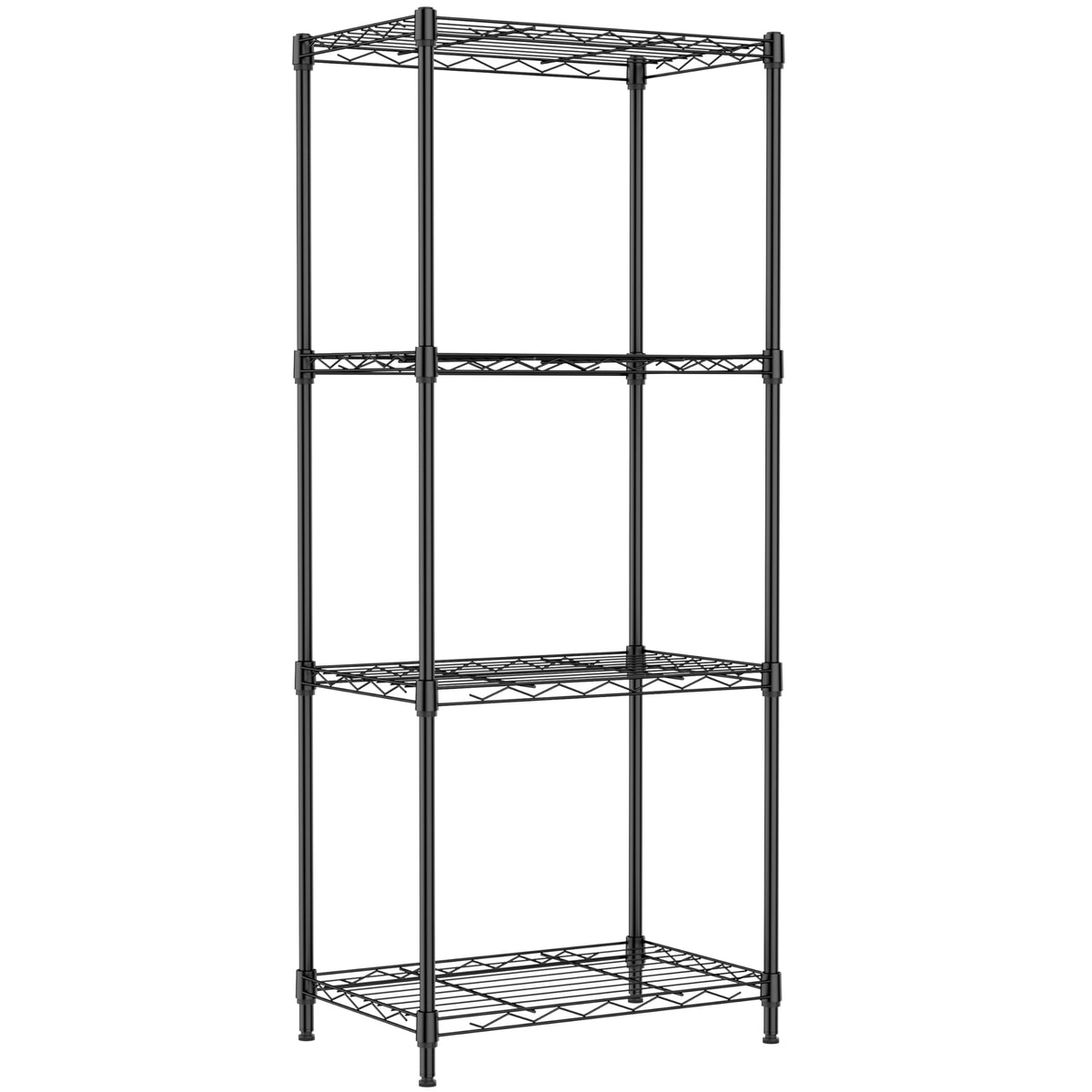 IZEUK compact 4-tier shelf freeing counter and cabinet space.