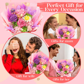 jabeick display-ready bouquet safeguards color away from sun