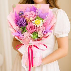jabeick preserved bouquet ideal for anniversaries and birthdays