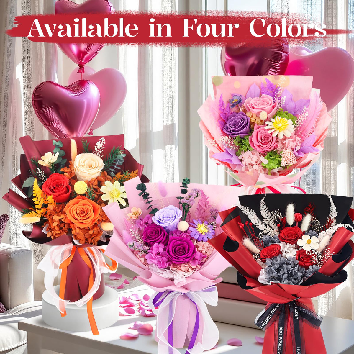 Jabeick Valentine’s Day floral surprise that lasts for years