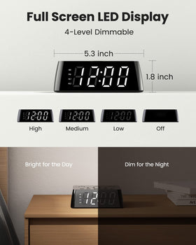 JACKYLED nightstand charger with USB ports and outlets for devices