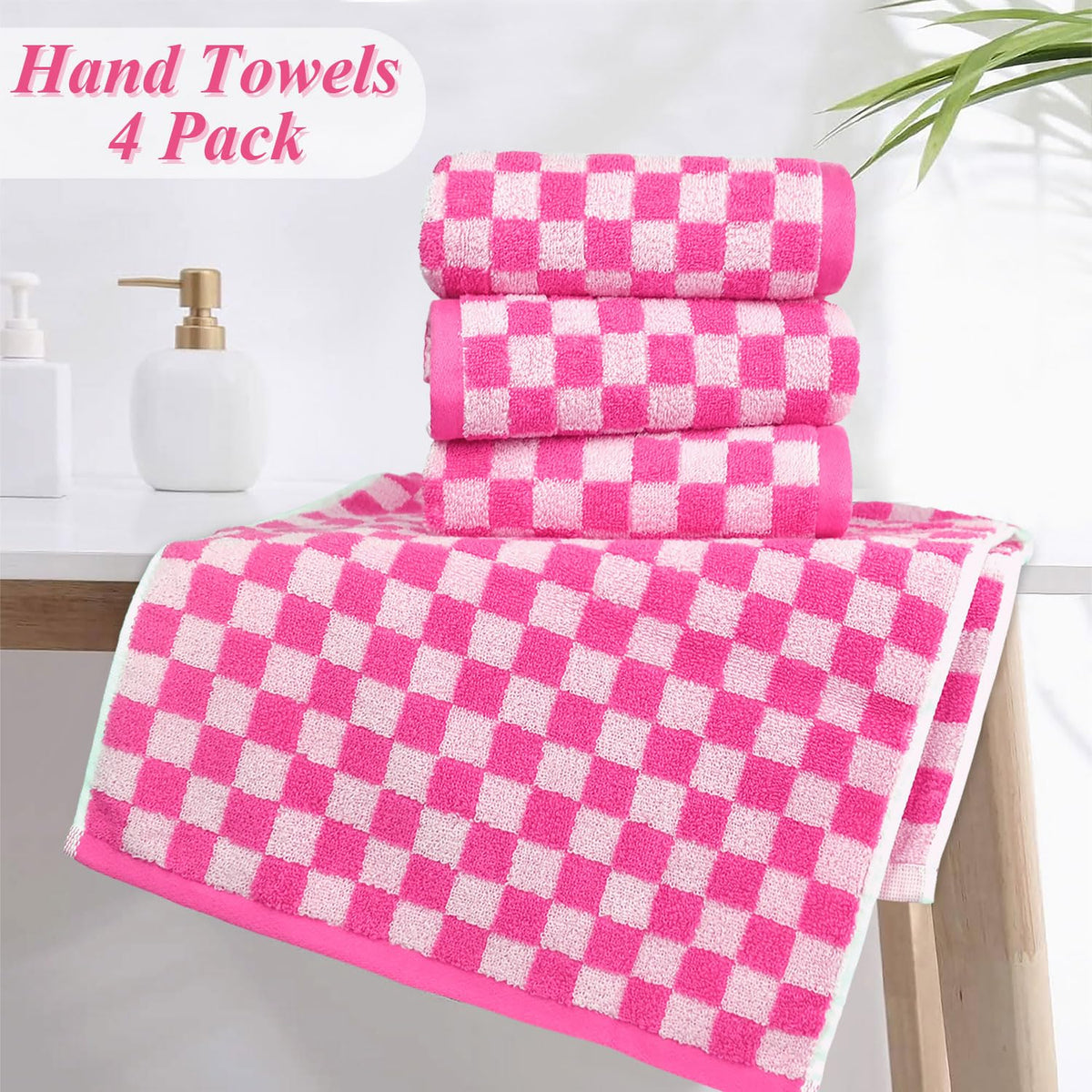 Jacquotha 13x29 inch towels provide versatile coverage for face washing.