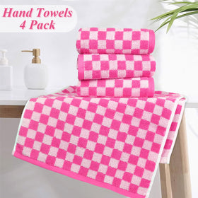 Jacquotha 13x29 inch towels provide versatile coverage for face washing.
