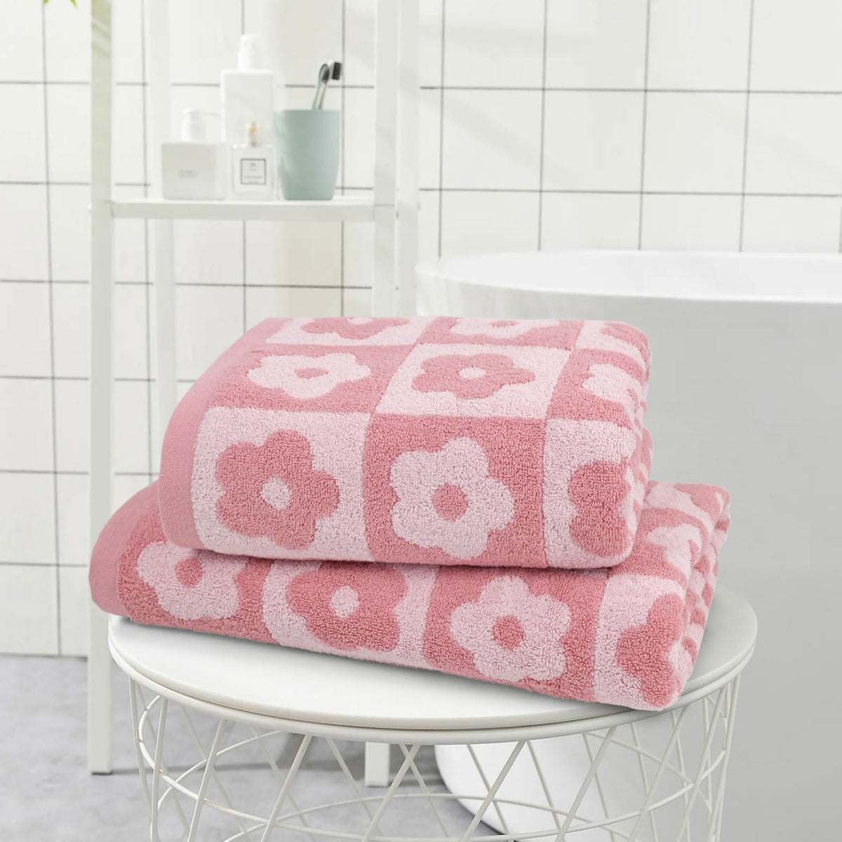 Jacquotha dense terry loops close-up, highlighting plush texture and high absorbency.